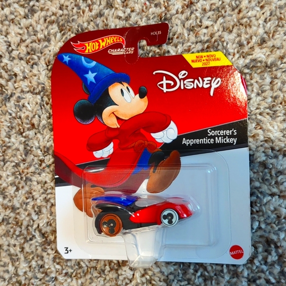 Hot Wheels Toys Disney Sorcerers Apprentice Mickey Hot Wheels Car